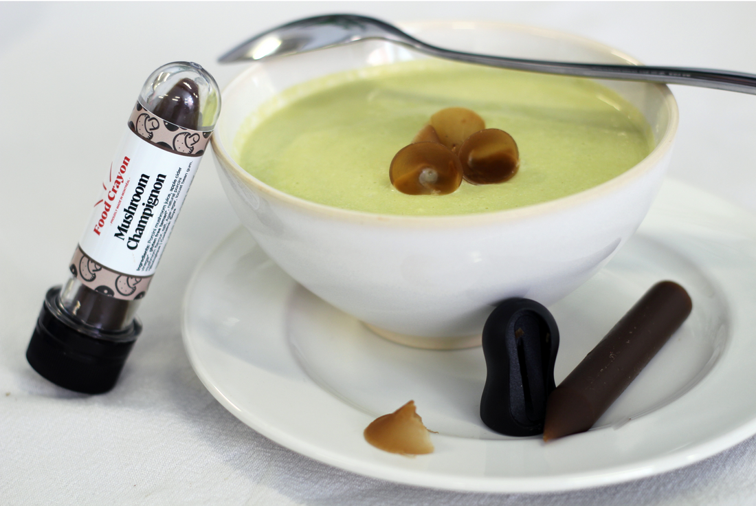 Asparagus Velouté | Mushroom Crayon