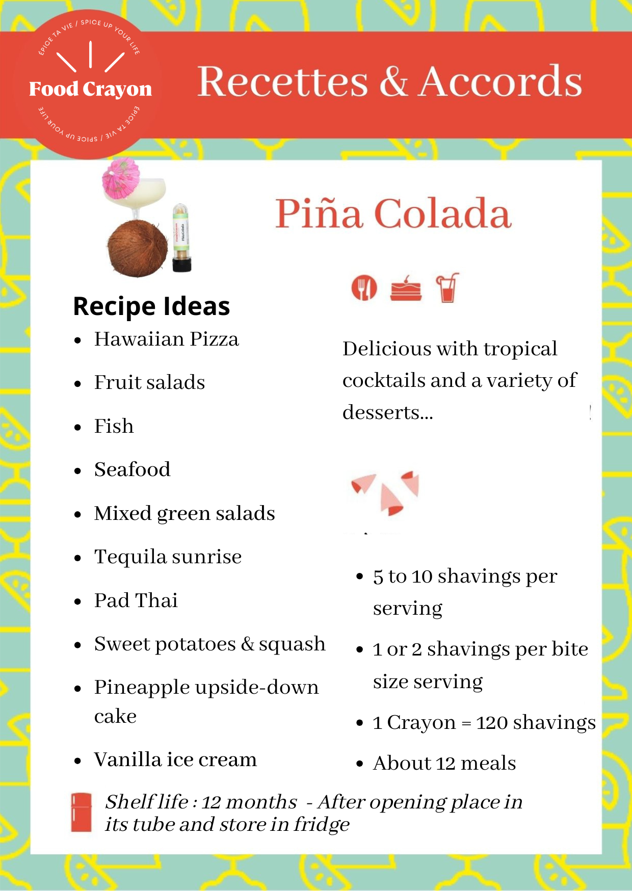 COCKTAIL DUO | Piña Colada & Lime