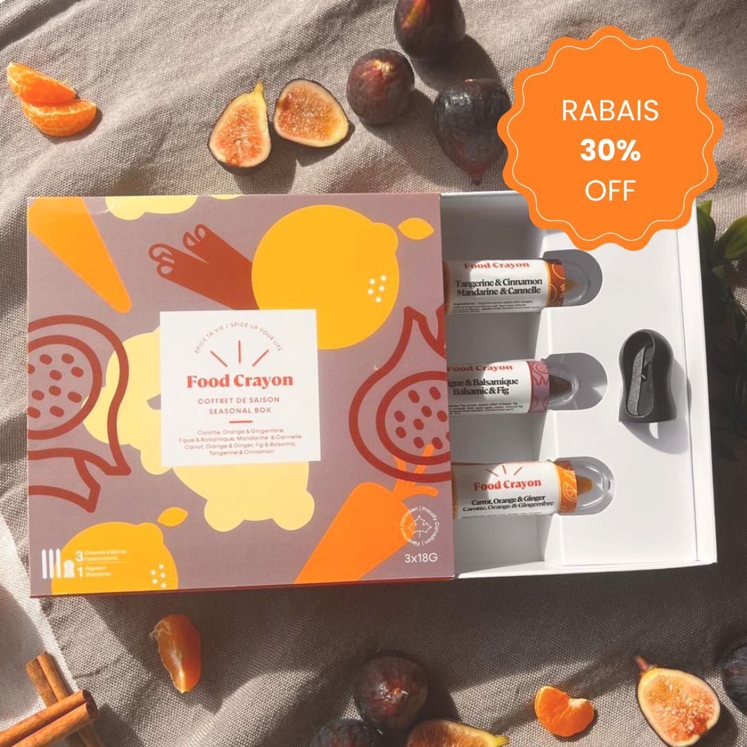 PROMO 30% OFF - SEASONAL BOX | Carrot, Orange & Ginger , Fig & Balsamic , Tangerine & Cinnamon